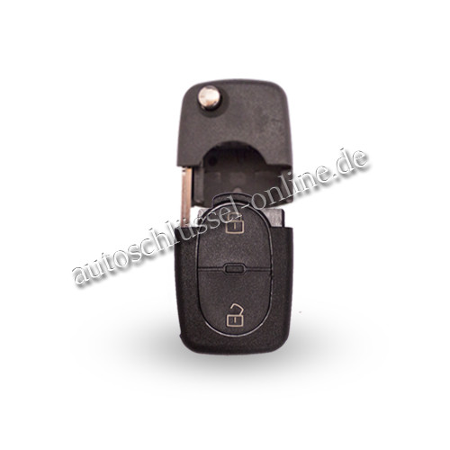 Autoschlüssel geeignet für VW mit 2 Tasten Transponder und HU66 (Aftermarket Produkt)