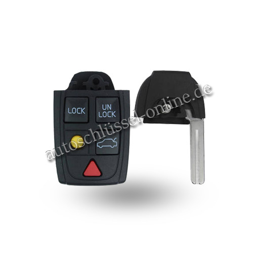 Autoschlüssel geeignet für Volvo 5 Tasten mit ID48 und NE66 (Aftermarket Produkt)