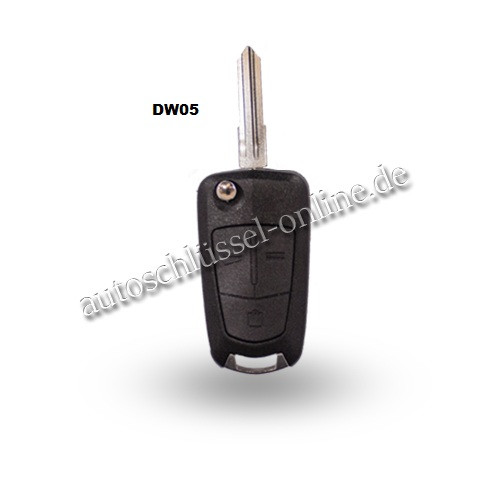 Autoschlüssel geeignet für Chevrolet 3 Tasten mit ID46 und DWO5 (Aftermarket Produkt)
