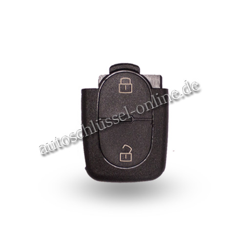 Autoschlüsselgehäuse geeignet für Audi mit 2 Tasten (Aftermarket Produkt)