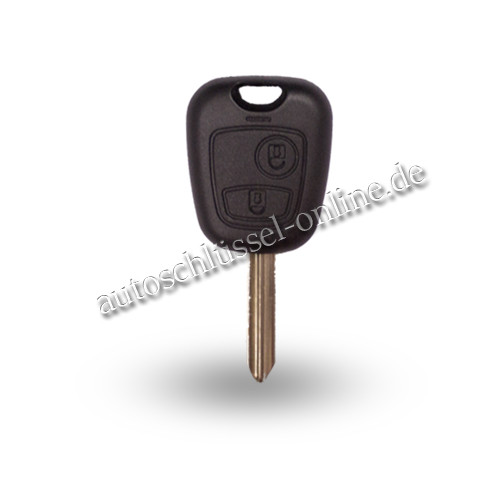 Autoschlüssel geeignet für Citroen 2 Tasten mit ID46 und SX9 (Aftermarket Produkt)