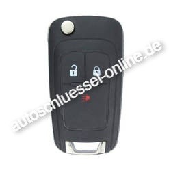 Autoschlüssel geeignet für Chevrolet 3 Tasten mit ID8E und DW04 (Aftermarket Produkt)