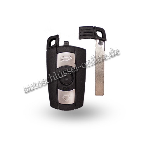 Autoschlüsselgehäuse geeignet für BMW mit 3 Tasten und HU92R (Aftermarket Produkt)