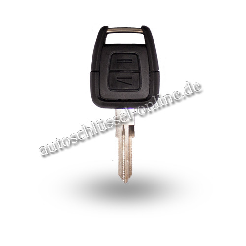 Autoschlüsselgehäuse geeignet für Opel mit 2 Tasten und HU46 (Aftermarket Produkt)