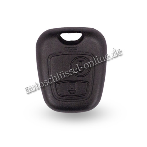 Autoschlüsselgehäuse geeignet für Peugeot 2 Tasten (Aftermarket Produkt)