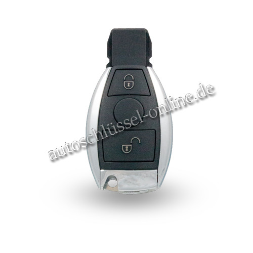 Autoschlüsselgehäuse geeignet für Mercedes 2 Tasten (Aftermarket Produkt)