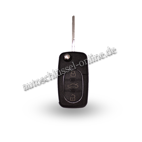 Schlüsselgehäuse für Audi Dashboard Remote - 3 Tasten - After Market Produkt